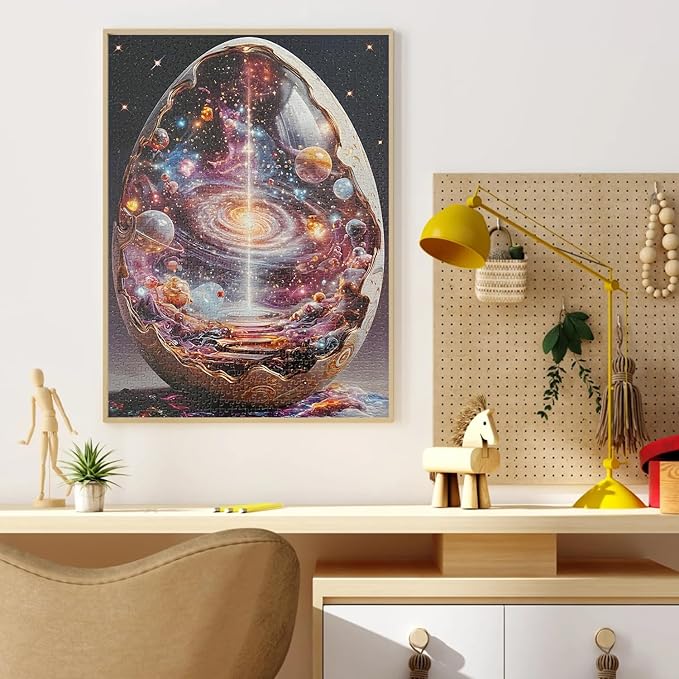 Jigsaw Puzzles for Adults 1000 Pieces Outer Space Planet Galaxy Puzzle Impossible Hard Difficult Challenging Puzzles for Teen Genesis of The Universe Jigsaw Puzzle 1000 Pieces 28 x 20 in