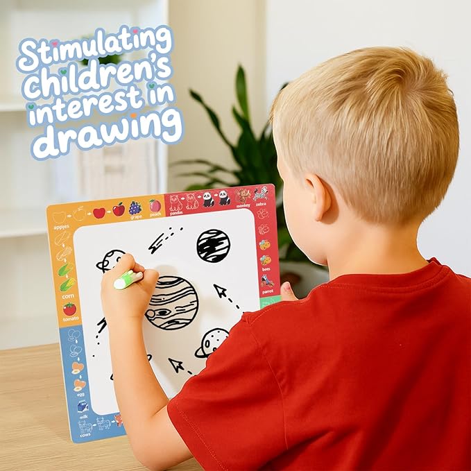 Wooden Spell Learning Games, Montessori Toys for 2 3 4 5 Year Old Kids Match Letter Spelling Game Board & Numbers, CVC Word Builder Toddler Educational Toy Kindergarten Preschool Learning Activities