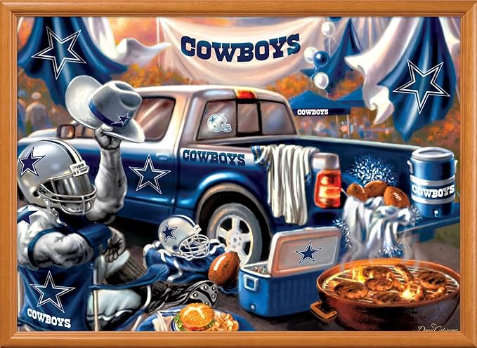 MasterPieces - 1000 Piece Jigsaw Puzzle, NFL Dallas Cowboys, Fun for Adults and Family, Non-Glare Finish, 19.25"x26.75"