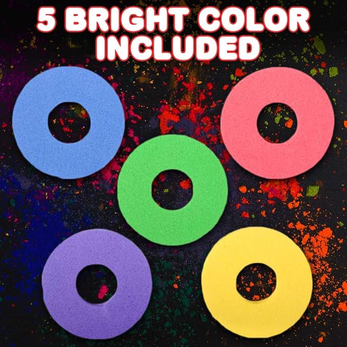 ArtCreativity Foam Disc Refill, Set of 48, Refill Pack for Disc Launcher Gun Set, Assortment of Colors, Foam, Outdoor Games and Activities for Summer, Backyard, and Picnic Fun