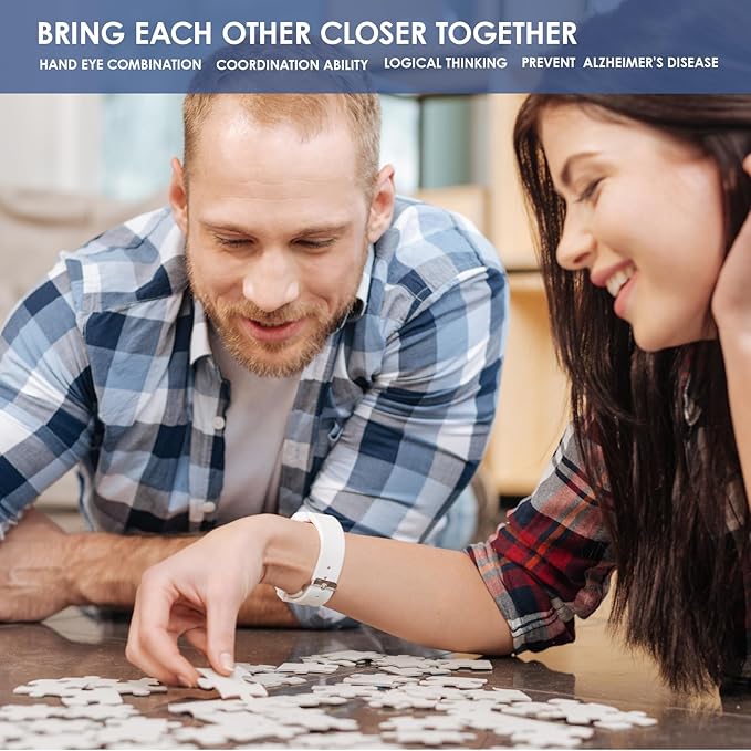 MOMIBOOK 1000 Piece Puzzle for Adults Jigsaw Puzzles of Rushing Towards Freedom, Touch Film Painting Image Challenging Hard Impossible Puzzle Unique Funny Party Christmas Birthday Gifts