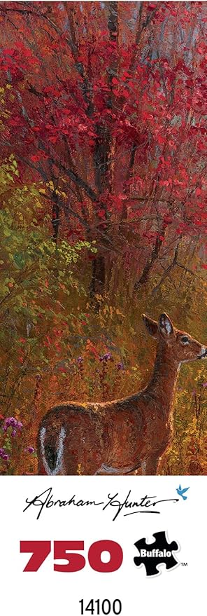 Buffalo Games – Southern Rails - Abraham Hunter - 750 Piece Fall Panoramic Jigsaw Puzzle – Scenic Autumn Landscape Artwork for Adults – Precision-Cut Pieces, Beautiful Seasonal Artwork