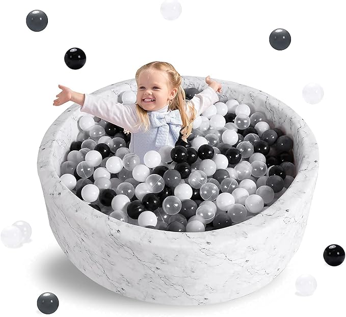 STARBOLO Ball Pit Balls for Toddlers Phthalate Free BPA Free Non-Toxic Crush Proof Play Balls for Toddlers Kids Pool Playhouse Pack of 100 200 500