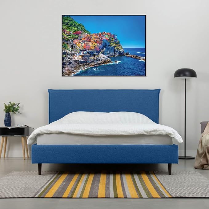 Jigsaw Puzzles 1000 Pieces for Adults Cinque Terre Italy Landscape Puzzle Natural Scene Hard Puzzles for Adults Teens Kids Interactive Toy Brain Teaser