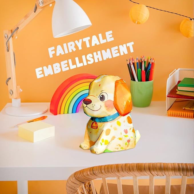 Paint Your Own Dog Lamp Kit, DIY 3D Dog Night Light, Art Supplies Arts and Crafts for Kids Ages 8-12, Creativity Painting Kit Toy for Girl Boy Teen, Kids Birthday Gift Ages 3 4 5 6 7 8 9 10 11 12+