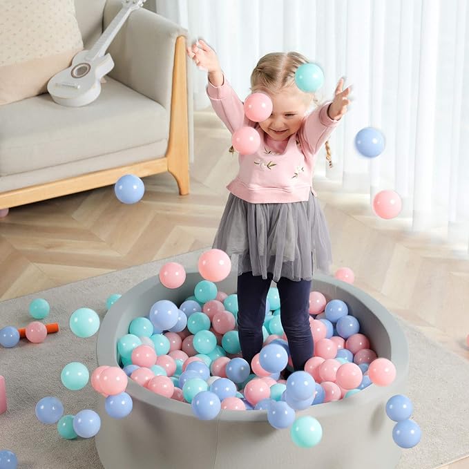 TRENDBOX Ball Pit Balls Plastic Balls for Ball Pit Pool Playpen Babies Kids Children Birthday Parties