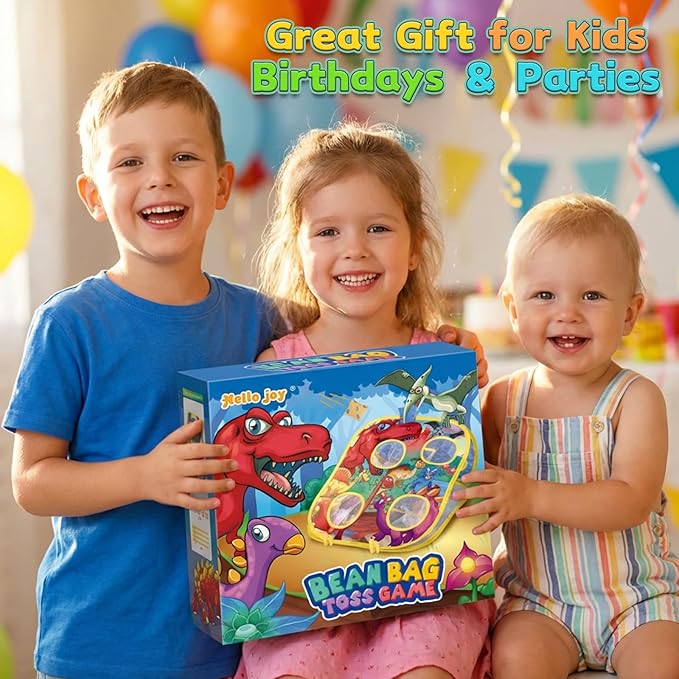 Bean Bag Toss Game for Kids - Cornhole Board Outdoor Toys for Toddlers -Party Activities Carnival Outside Yard Backyard Beach Lawn Games Toy for Kid Boys Girls Age 3 4 5 6 7 8 Year Old Birthday Gifts