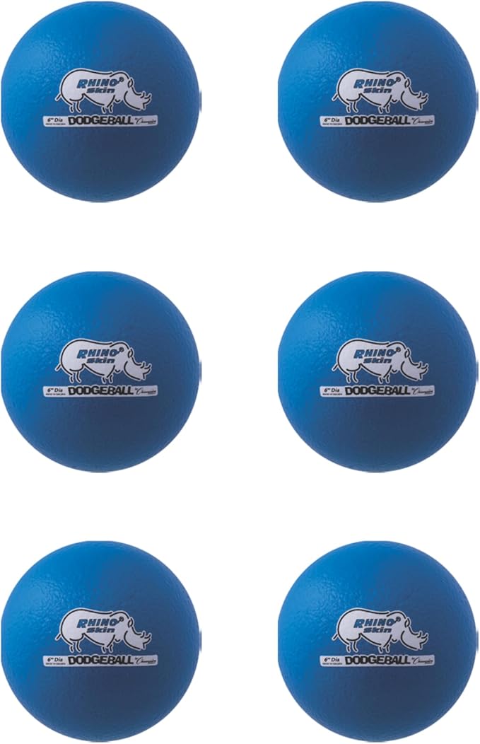 Champion Sports® Rhino Skin® Low Bounce Dodgeball Sets & Singles for Playground, PE, Backyard & League Games – Team Sports Equipment for Youth & Adults