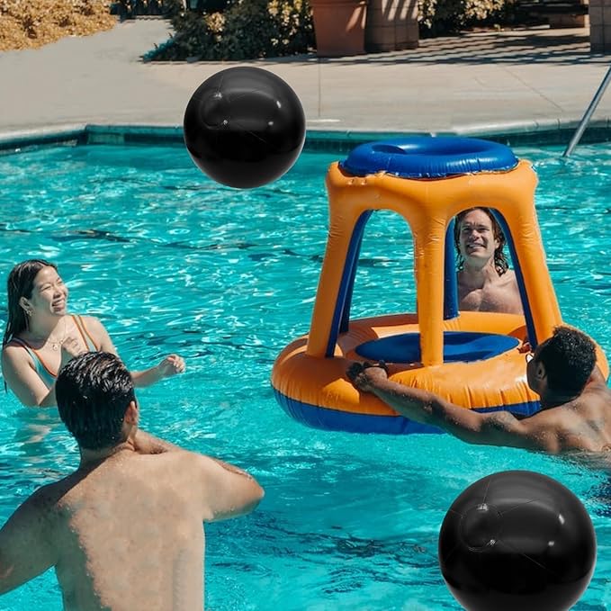 12" Beach Balls Bulk 12 Pack Inflatable Pool Ball for Kids Summer Water Games Party Supplies