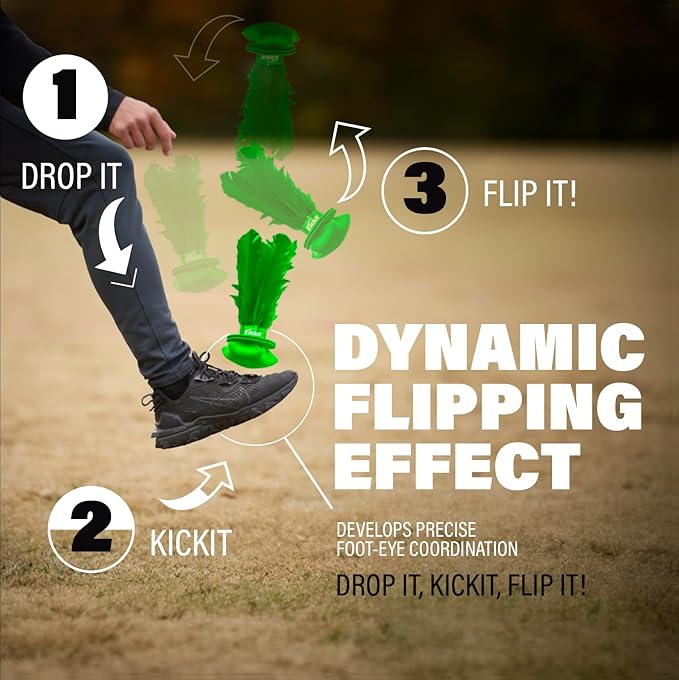 Kickit | The Original Birdie Soccer Trainer | Play Outdoors, Indoors or Backyard, Beach or Tailgate, All Ages Fun & Travel Friendly