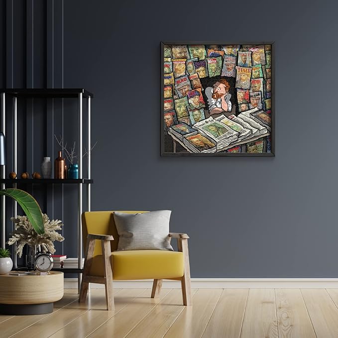 Antelope - 1000 Piece Puzzle for Adults, Van Gogh Jigsaw Puzzles 1000 Pieces by Artist Alireza Karimi Moghaddam, 22" x 22", Van Gogh Jigsaw Puzzle, (Unknown Popular)