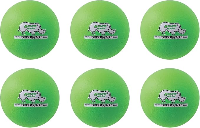 Champion Sports® Rhino Skin® Low Bounce Dodgeball Sets & Singles for Playground, PE, Backyard & League Games – Team Sports Equipment for Youth & Adults