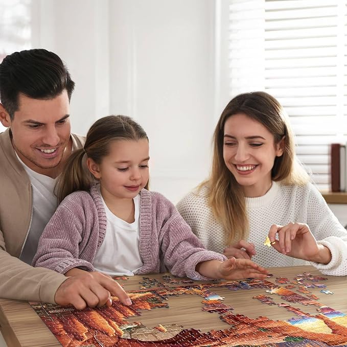 Boardwalk Puzzles Utah's 5 National Parks, 500 Piece Jigsaw Puzzle for Adults, Made in USA