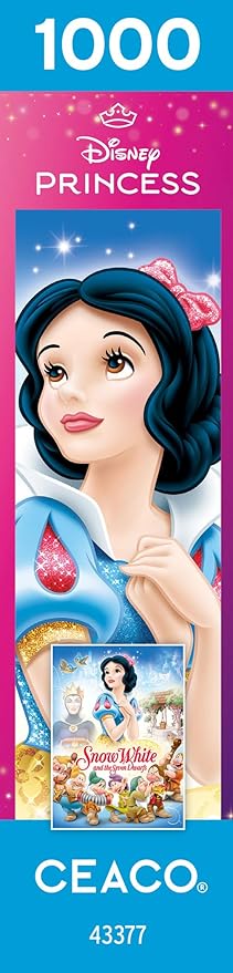 Ceaco - Disney - Snow White Poster - 1000 Piece Puzzle for Adults - Challenging and Perfect for Game Nights - Finished Puzzle Size 26.25 x 19.75