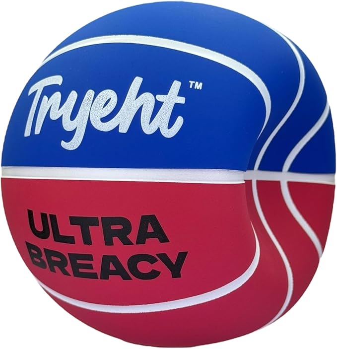 Mini Basketball, 5-Inch Self-Inflating Rubber Ball – No Pump Needed, High-Bounce Breacy Ball for Indoor Mini Hoop & Outdoor Play