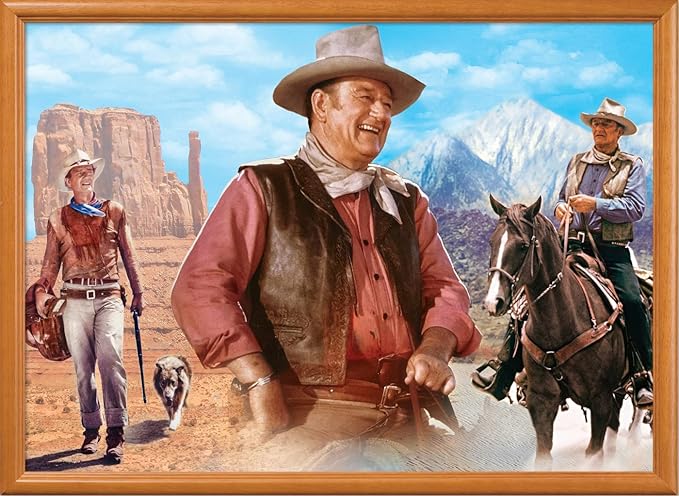 MasterPieces 1000 Piece John Wayne Jigsaw Puzzle for Adults, Family, or Youth - on the Trail - 19.25"x26.75"