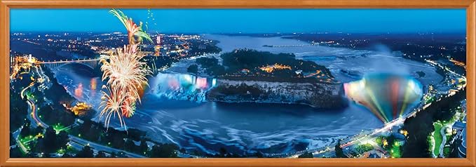MasterPieces - 1000 Piece Jigsaw Puzzle, Niagara Falls Panoramic, Fun for Adults, Family, Kids 13"x39