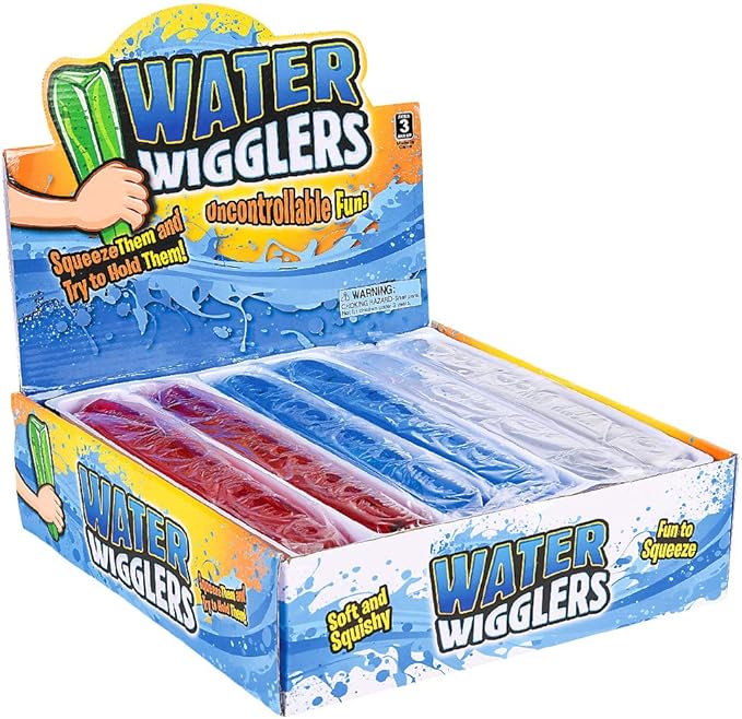 Rhode Island Novelty 9.5 Inch Super Long Water Wiggler, One per Order, Assorted Color