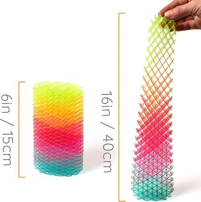 Morf Fidget Sensory Spring Berry – 3D Slug Spring Toy for Kids, Teens, and Adults - Stretchy, Quiet, Stress and Anxiety Relief, Focus - for Play, School, Work Gifts, Great for Classroom, Office