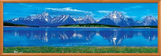 MasterPieces - 1000 Piece Jigsaw Puzzle, Grand Tetons Panoramic, Fun for Adults, Family, Kids 13"x39