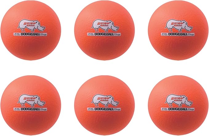 Champion Sports® Rhino Skin® Low Bounce Dodgeball Sets & Singles for Playground, PE, Backyard & League Games – Team Sports Equipment for Youth & Adults