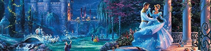 Ceaco - Thomas Kinkade - Disney - Cinderella - Dancing in The Starlight - 1000 Piece Jigsaw Puzzle
