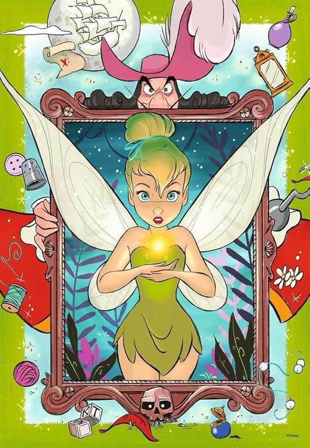 Ravensburger - Puzzle for Adults and Children - 300 Pieces Collector's Puzzle Disney - from 8 Years Old - Tinkerbell