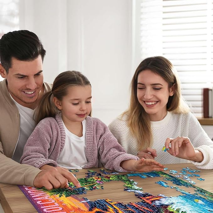 Hawaii Volcanoes National Park by Boardwalk - 500 Piece Jigsaw Puzzle for Adults, Made in USA