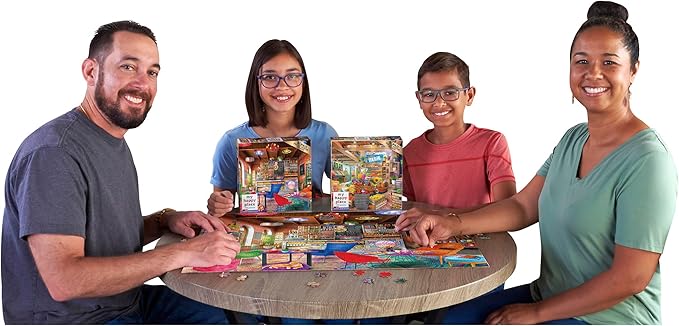 RoseArt - My Happy Place - Boho Coffeshop - 750 Piece Jigsaw Puzzle for Adults
