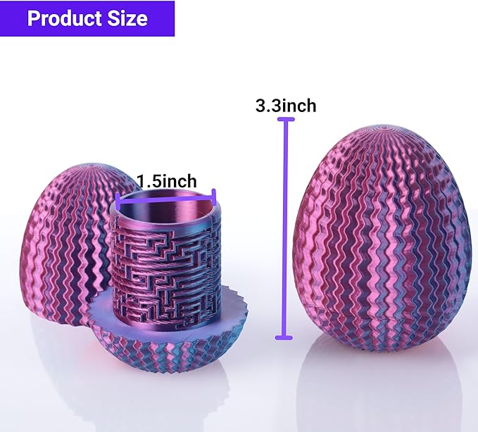 Maze Egg Money Puzzle Gift Box: Available in 4 Unique Internal Designs - Secret Cash Holder & Surprise Gift Container for Easter, Birthday, Wedding - Fun Brain Teaser Toy for Kids & Adults