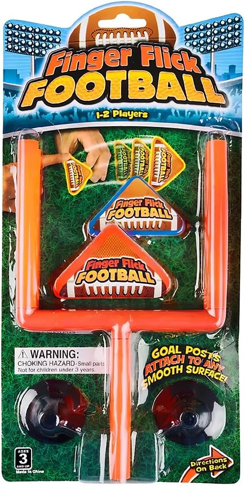 Finger Flick Football Game, Black/Red