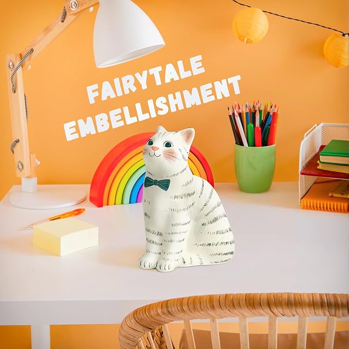 Paint Your Own Cat Lamp Kit, Arts and Crafts for Kids Ages 8-12, Arts and Crafts for Kids 4-6, DIY Cat Gifts for 10 Year Old Girl, Art Supplies for Teens Girls Boys Birthday Ages 3 4 5 6 7 8 9 10 11+