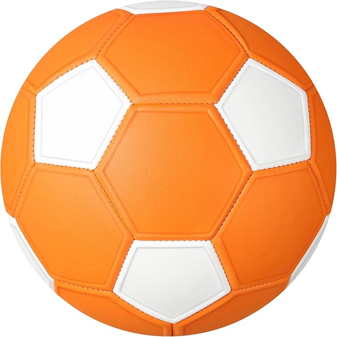 Curve Soccer Ball Size 4, Swerve Soft Balls for Outdoor and Indoor,Size 4 Soccer Ball for Boys and Girls