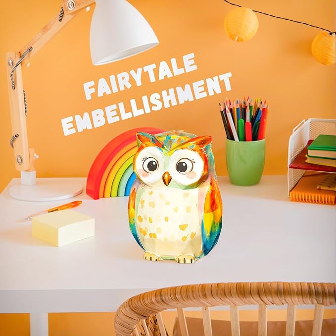 Paint Your Own Owl Lamp Kit, Art Supplies Arts and Crafts for Kids Ages 8-12, DIY 3D Owl Night Light, Creativity Painting Kit Toy for Girl Boy Teen, Kids Birthday Gift Ages 3 4 5 6 7 8 9 10 11 12+