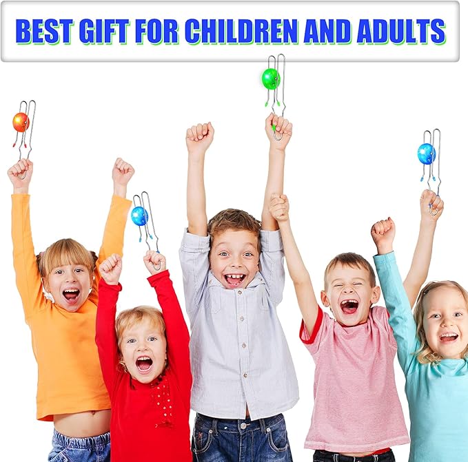 Gejoy 4 Pcs Magic Rail Twirler Easter Kids Retro Toys Light up Magnetic Gyro Wheels Toy Gyroscope Rail Game Classic Vintage Gravity Sensory Toy Gift for Boy Girl(Straight Line Style,Red, Blue, Green)