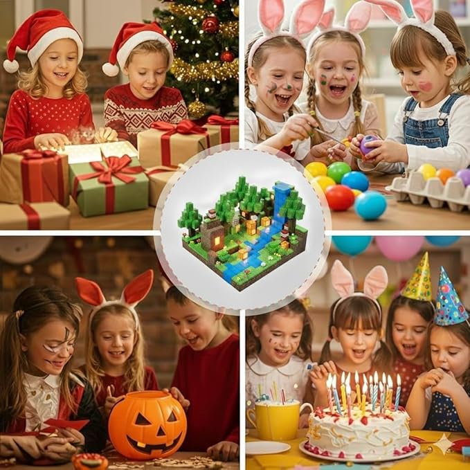 Magnetic Blocks 128PCS Magnetic Cubes STEM Building Cubes Stacking Magnet Blocks Waterfall Adventure Set Montessori Sensory Play Learning Toys for Kids Educational Birthday Gifts Boys & Girls Ages 3+