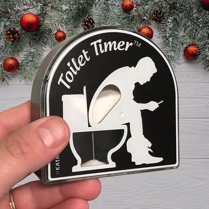 Katamco The Original Toilet Timer (Classic), As Seen on Shark Tank. Funny Stocking Stuffer for Men, Husband, Dad, Son, Boyfriend.