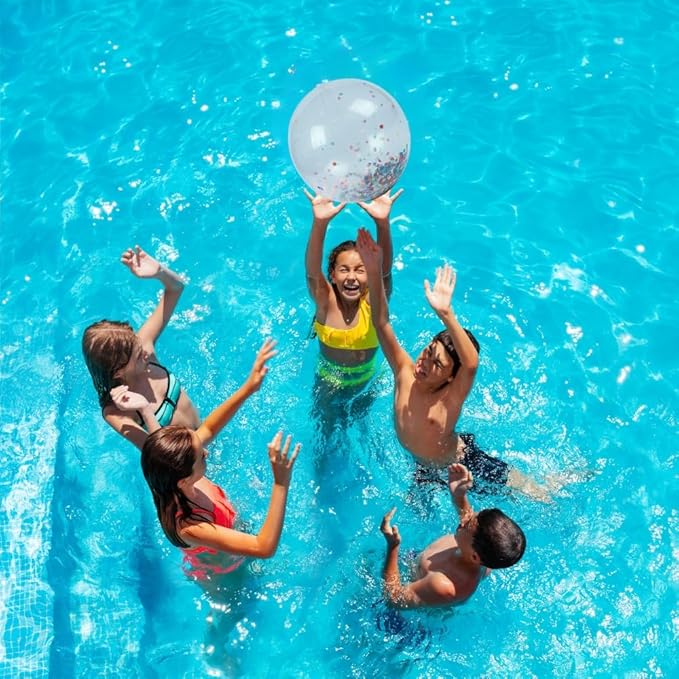 Fun Express 11 Inch Medium Beach Balls - Set of 12