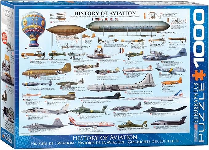 EuroGraphics History of Aviation Puzzle (1000-Piece)