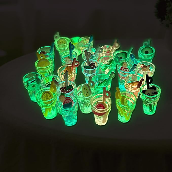 9Pcs 1:12 Scale Mini Miniature Bottles Wine Bottles miniverse Make it Mini Food Mini House Drink Accessories Dollhouse Decoration (9pcs Fruit Bottle)