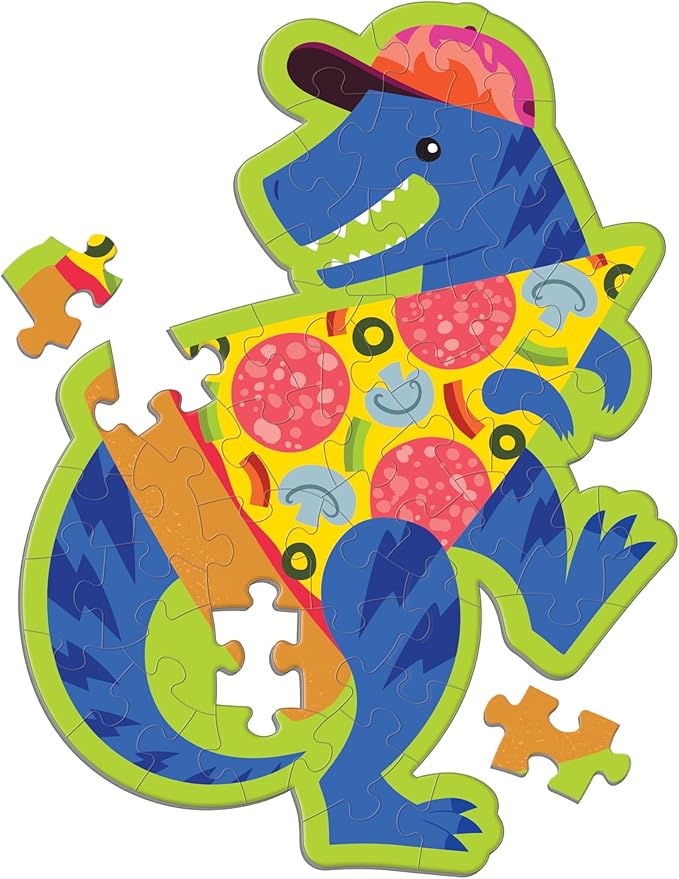 Mudpuppy Pizzasaurus 48 Piece Mini Scratch & Sniff Puzzle