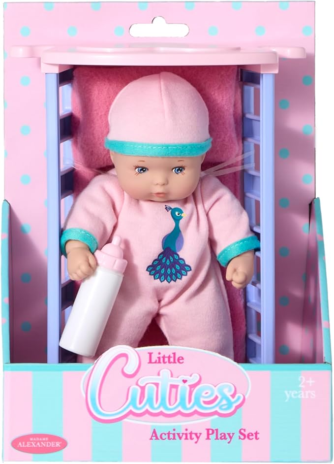 Madame Alexander 8 -Inch Little Cuties Playset, Nighty Night