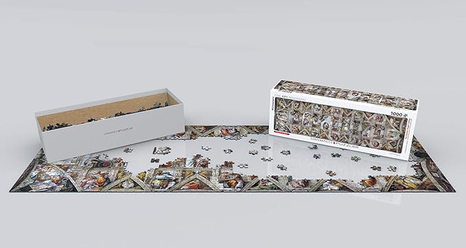Sistine Chapel Pano 1000pc Puzzle