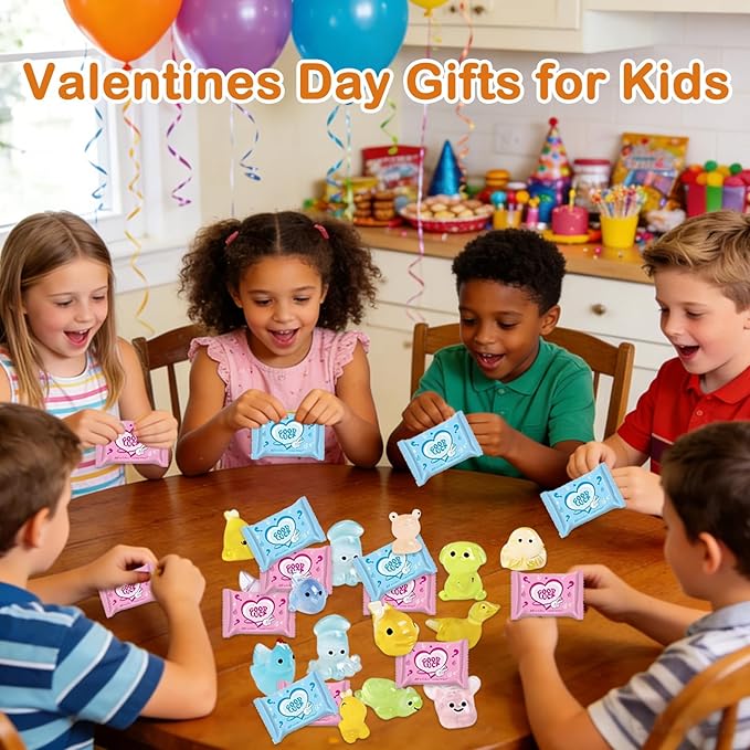 50 Pcs Mystery Bag Easter Day Gifts for Kids: Mini Resin Animals Glow in the Dark Figurines, Mini Figures Blind Bags for DIY Crafts, Fairy Garden Decor, Dollhouse Accessories, Party Favors
