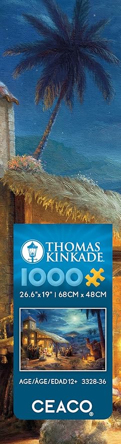 Ceaco - Thomas Kinkade - Holiday - Nativity - 1000 Piece Jigsaw Puzzle