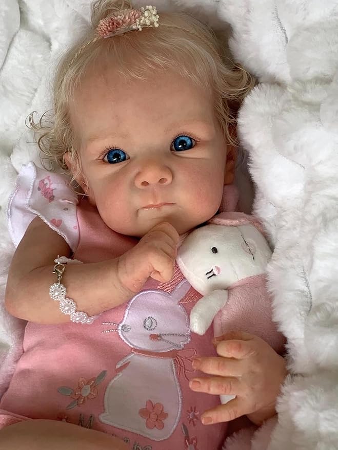 Zero Pam Reborn Baby Dolls Silicone Full Body, Realistic Baby Doll, 18 Inch Anatomically Correct, Real Baby Doll That Look Real Life Reborn Dolls with Accessories