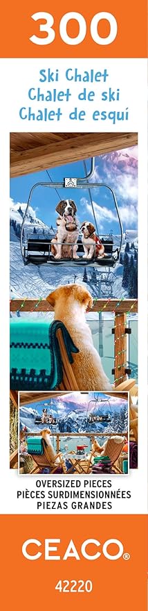 Ceaco - Ski Chalet - 300 Piece Jigsaw Puzzle
