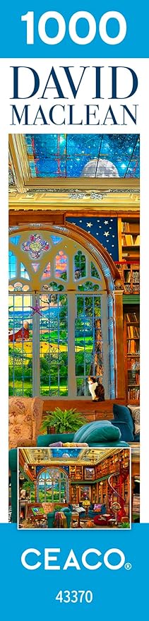 Ceaco - David Maclean - Country Library - 1000 Piece Jigsaw Puzzle