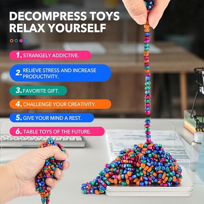 350pcs Fidget Toys, Fidget Gifts Adults, Desk Fidgets Toys for Office Stress/Anxiety Relief ,Novelty Gifts for Teen and Adults (350PCS)