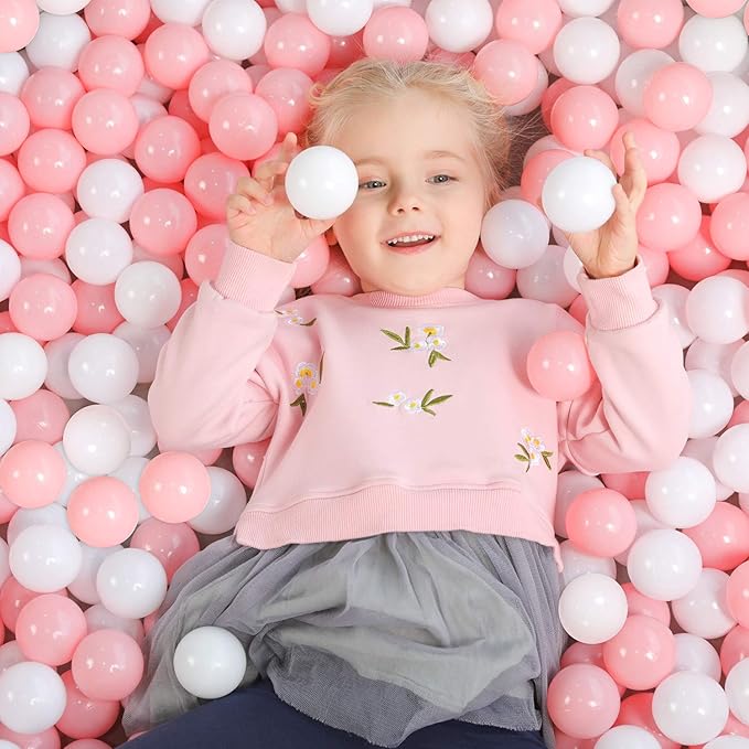 TRENDBOX Ball Pit Balls Plastic Balls for Ball Pit Pool Playpen Babies Kids Children Birthday Parties